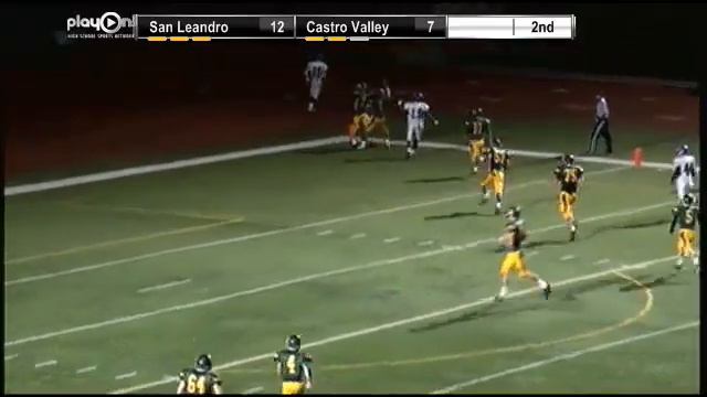 Castro Valley KR #1 Robert Taylor Kickoff Return TD смотреть онлайн