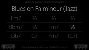 Blues in Fm - 150 bpm (Jazz) _ Backing Track