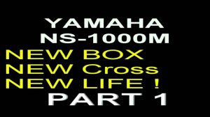 Yamaha NS-1000M. Часть 1. Новый корпус и фильтр.