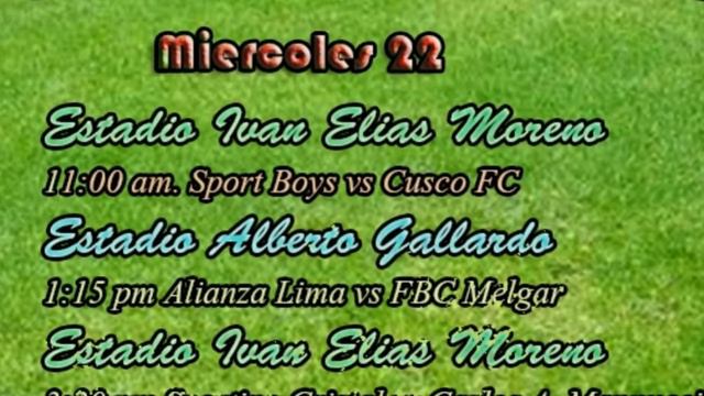 PROGRAMACION DE LA FECHA - 12 ; DE LA FASE 2 - LIGA 1 FUTBOL PERUANO смотреть онлайн