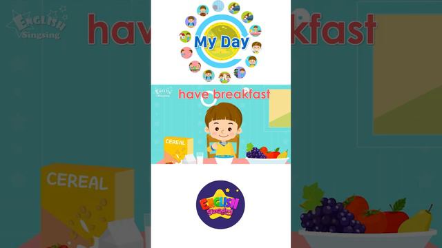 Kids vocabulary - My Day - Daily Routine