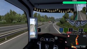 Едем на Камазе К5 по европе 2200 км ETS2