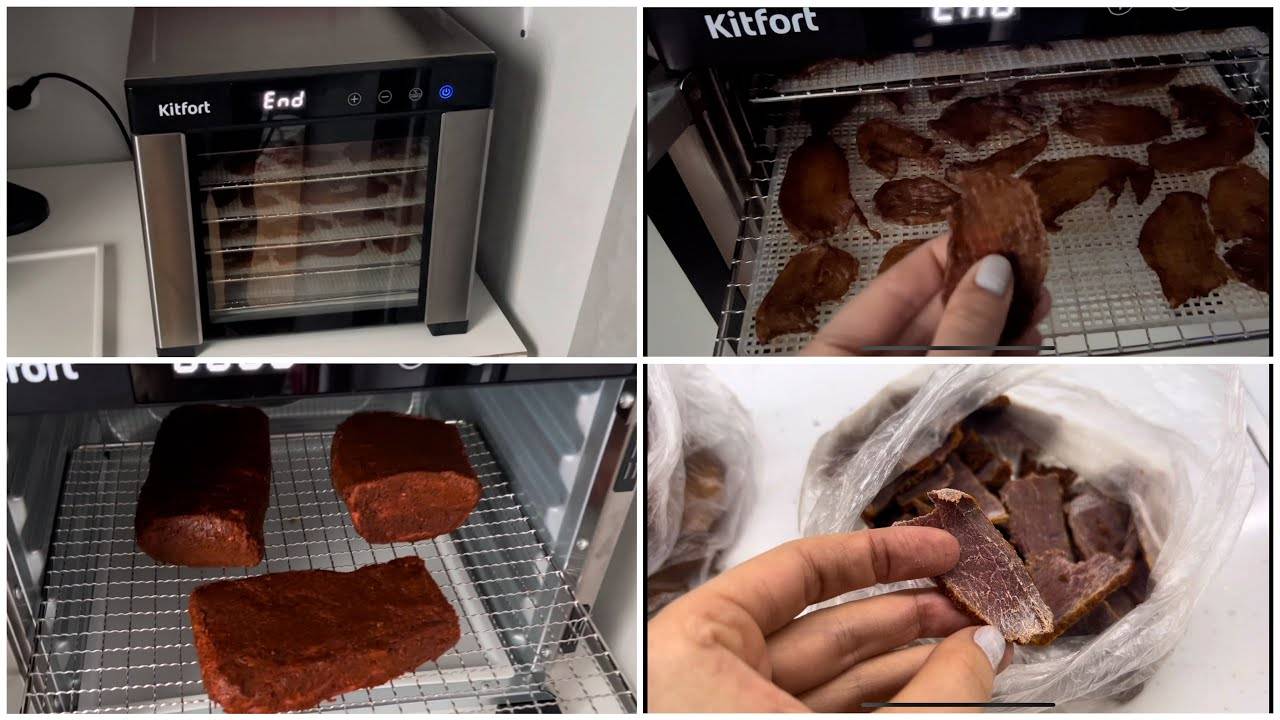 Куриные джерки и бастурма в сушильной машине - дегидраторе!