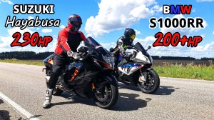 Гонка СПОРТБАЙКОВ! Suzuki GSX 1300R HAYABUSA GEN 3 vs BMW S1000RR vs BMW M3 G80 STAGE 2