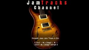 Smooth Jazz Guitar Backing Track in Em