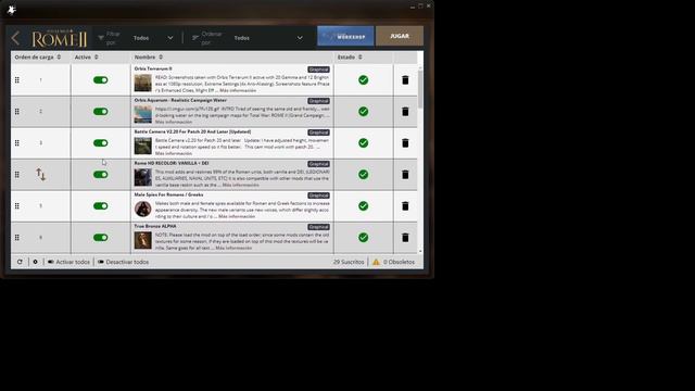 ROME 2 TOTAL WAR DEI 🏛 | TUTORIAL MODS ACTUALIZADOS EN ESPAÑOL 📜 смотреть онлайн