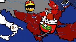 History of the Balkans (355 - 2021) : Countryballs