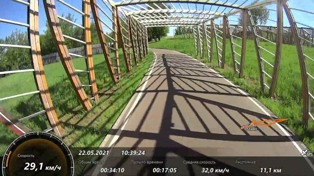 Контрольная тренировка, Марьино, 22.05.2021. Видео с наложением скорости. смотреть онлайн