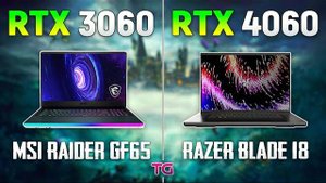 RTX 4060 Laptop vs RTX 3060 Laptop - Test in 8 Games