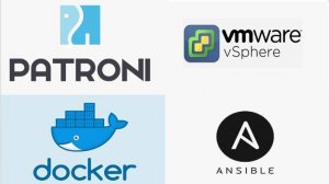 DEMO AUTO DEPLOY 3 VM Ansible vSphere + Patroni 3node Docker