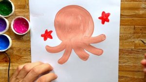 КАК НАРИСОВАТЬ ОСЬМИНОГА  РИСОВАНИЕ ДЛЯ ДЕТЕЙ ПО ШАГАМ