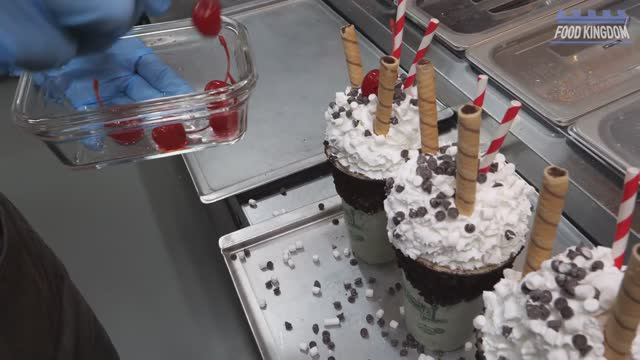 Уникальный корейский молочный коктейль МОНСТР милкшейк АСМР