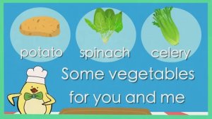 Vegetable Song _ Songs for kids _ The Singing Walrus