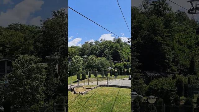 Роза Пик, канатная дорога в Роза Хутор, Краснодарский край. Rosa Peak, a cable car in Rosa Khutor