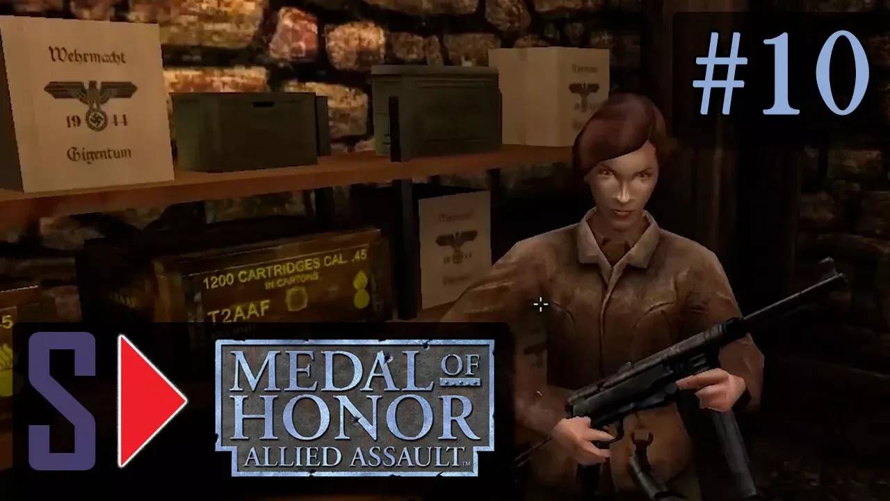 Medal of Honor： Allied Assault (сложность ＂Тяжело＂) - #10 Встреча с Сопротивлением