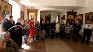 Выступление хорового ансамбля "Созвучие" в церкви Петра и Павла в Карачарове