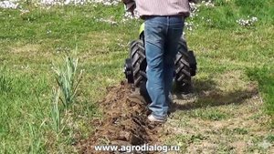 Мотоблок Grillo G 85 – G 85D (комплект для вспашки Grillo -оборотный плуг)