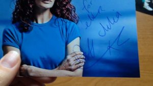Автограф Даниэль Кормак (Danielle Cormack)