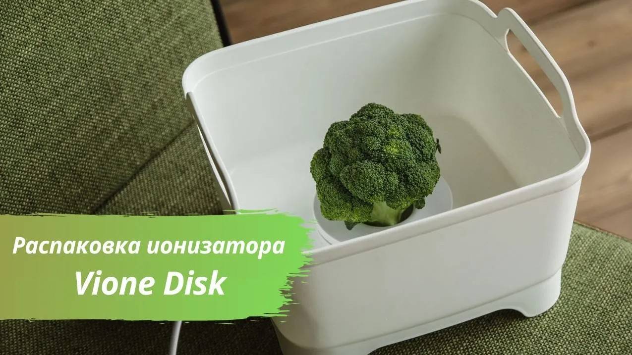 Распаковка ионизатора Vione Disk