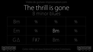 The Thrill is Gone (Bm) (B.B. King) _ Backing Track