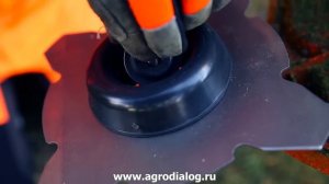Бензокоса Husqvarna – замена триммерной головки на металлический нож