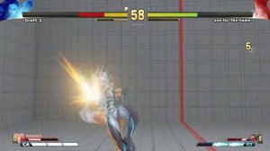 SF5 CE PC MODS - LAURA SHOWSTOPPER BAREFOOT vs FEMALE SETH - STREET FIGHTER V CE