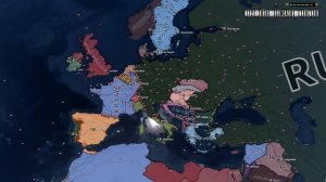 The German Betrayal and Russian Aggression - HOI4 Great War Redux Timelapse