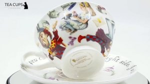 Mad Hatter Tea Cup & Saucer