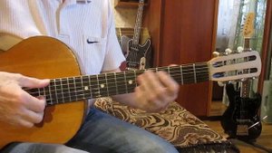 По полям по полям-Синий трактор-(как играть  на гитаре аккорды)