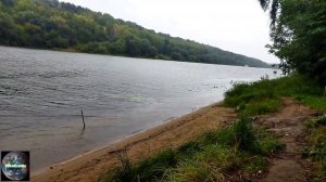 Рыбалка в дождь на реке Ока. Тяжëлый выезд с места ловли.