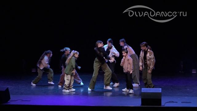 Warm up hip-hop танцевальная студия Divadance