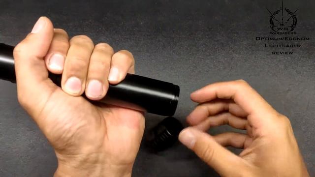 Демонстрация рукоятки светового меча Orion (Black) | Мастерская WarSabers - Световые мечи "Ученик" смотреть онлайн