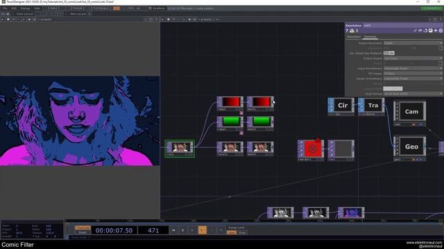 Comic Filter – TouchDesigner Tutorial 35