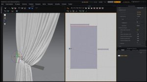 штора в марвелоус и импорт в скетчап