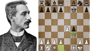 Карл Шлехтер ЖЕРТВУЕТ две фигуры в ДЕБЮТЕ! Гамбит Полерио-Муцио! Шахматы.