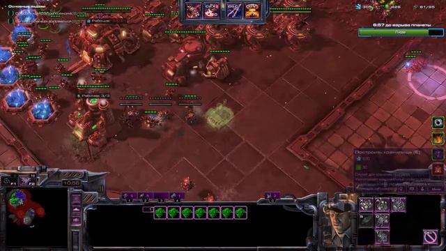 StarCraft II (co-op). Мутация пройдена! :D смотреть онлайн