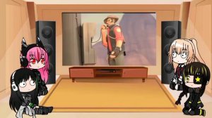 Girl's Frontline React to TF2 meet the Sniper