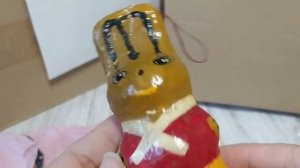 Винтажные игрушки на ёлку.