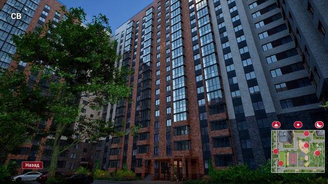 Interactive presentation of the apartment complex. смотреть онлайн