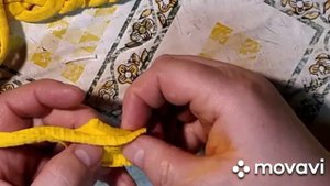 Коврик своими руками, плету косу