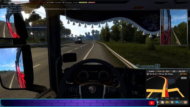 Euro Truck Simulator 2! Весёлые покатушки