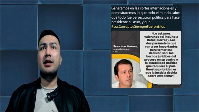 Rafael Correa “Jamás aceptaría un INDULTO de CREO o Guillermo Lasso” Veremos Internacionalmente смотреть онлайн