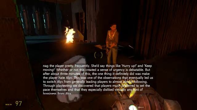 Valve Commentary on Playtesters: Urgent Nagging