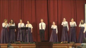 "Amazing Grace", исполняет Московский Хор, LIVE