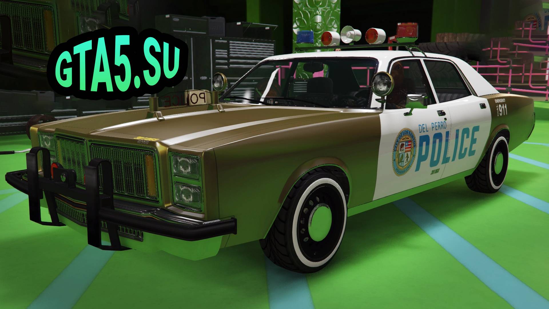 Bravado Greenwood Cruiser экстренная служба GTA 5 Онлайн полицейская машина