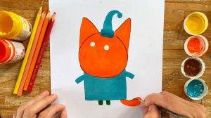 КАК НАРИСОВАТЬ КОМПОТА. РИСУЕМ КРАСКАМИ. МУЛЬТФИЛЬМ ТРИ КОТА ✨