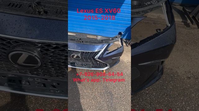 Бампер передний Lexus ES в сборе XV60 2015-2018 Передняя панель Радиатор Решетка Усилитель ПТФ