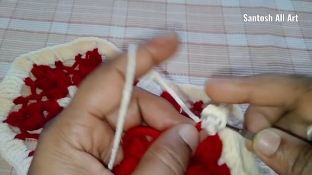 Thalposh, crochet Thalposh, Woolen rumal, crosia thalpos ke design,#366 by |Santosh All Art | смотреть онлайн
