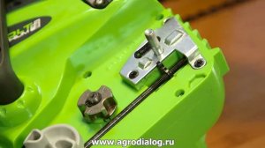 Аккумуляторная пила Greenworks G40CS30 – замена цепи