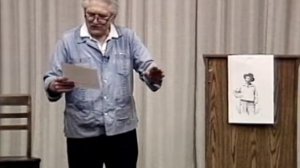 1993 Richard Kuss reads Walt Whitman at the San Francisco Public Library